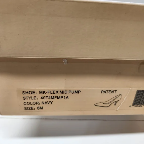 Michael kors flex mid pump Navy color patent Leather - Picture 6 of 11